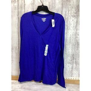 Goth y2k indie normcore gorpcore fisherman Perfect XXL Long Sleeve T-Shirt Blue